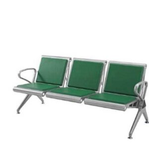 Banquette pour salle d’attente de couleur verte 3 places