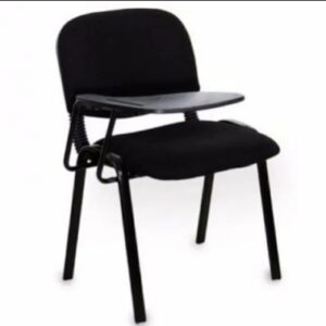 Chaise pour les salles de conférences ou éducatives en tissu doté d’écritoire AJUSTABLE