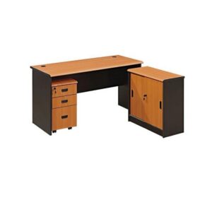 Bureau cadre MEX avec retour et Caisson A 3 tiroirs